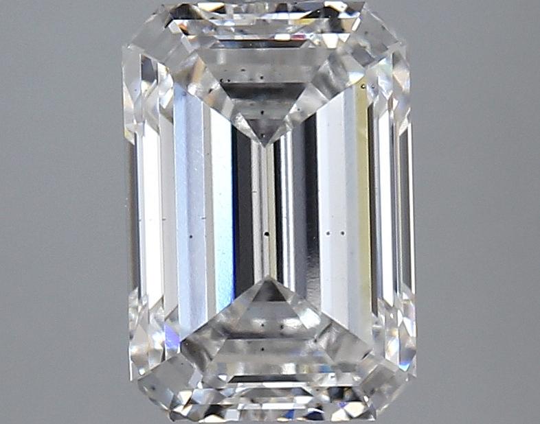 3.03 Carat Emerald Shaped Ideal Cut SI1 IGI Certified Lab Grown Diamond