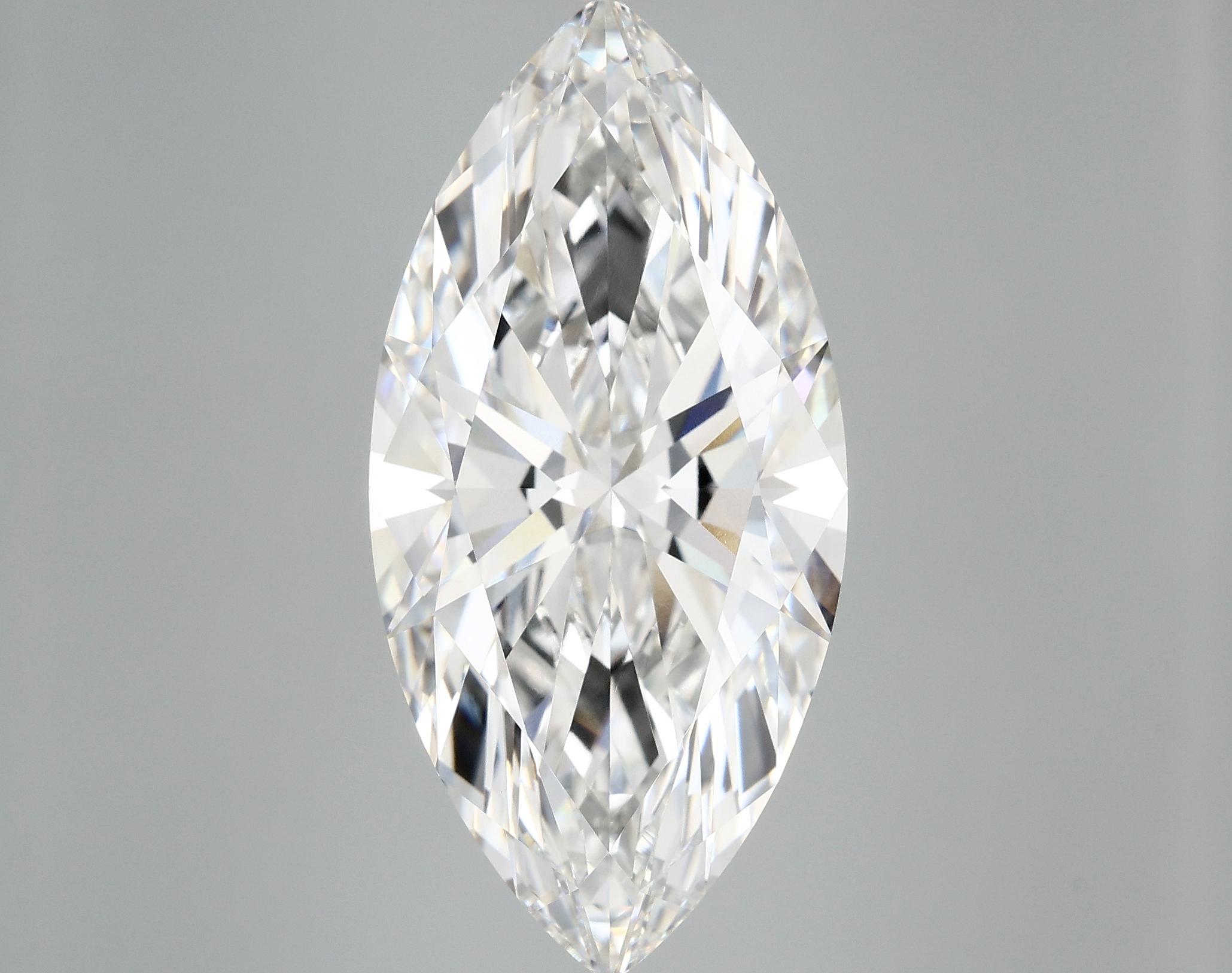 11.02 Carat Marquise Shaped Excellent Cut VVS2 IGI Certified Lab Grown Diamond