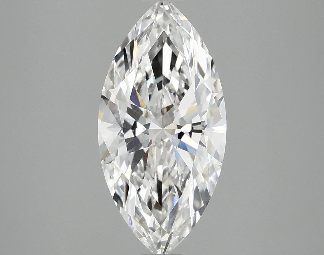 2.02 Carat Marquise Shaped Ideal Cut VVS2 IGI Certified Lab Grown Diamond