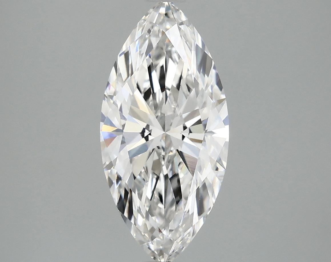 2.01 Carat Marquise Shaped Excellent Cut VVS2 IGI Certified Lab Grown Diamond