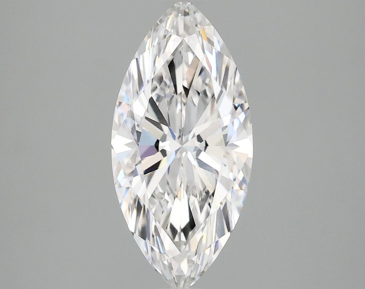 2.03 Carat Marquise Shaped Excellent Cut VVS2 IGI Certified Lab Grown Diamond