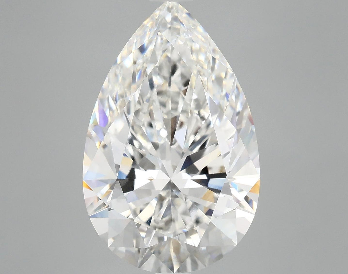 7.18 Carat Pear Shaped Ideal Cut VVS2 IGI Certified Lab Grown Diamond