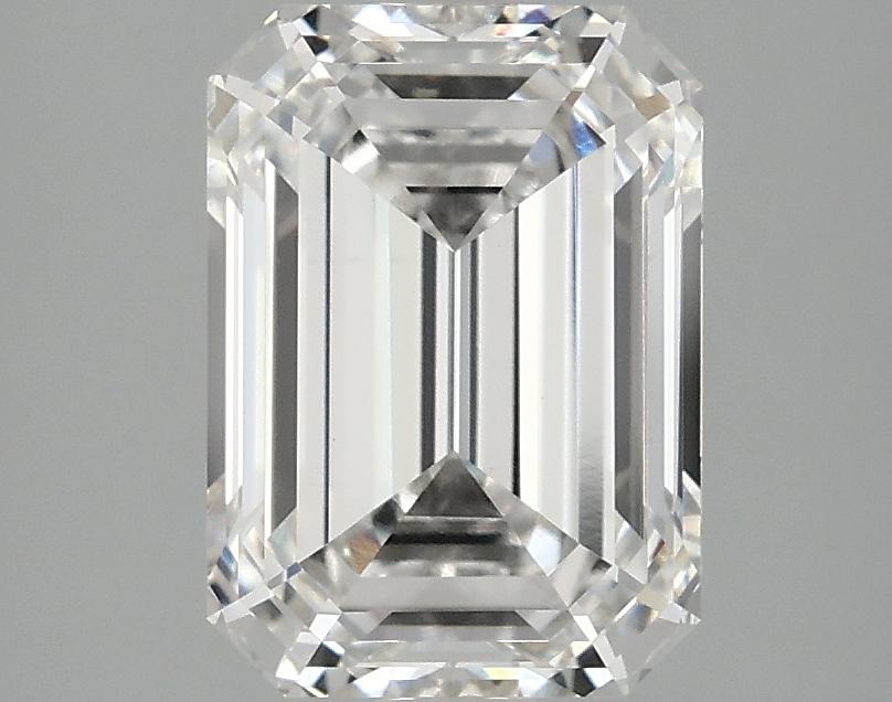 2.59 Carat Emerald Shaped Ideal Cut VVS2 IGI Certified Lab Grown Diamond