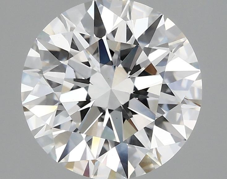 2.07 Carat Round Shaped Ideal Cut VVS2 IGI Certified Lab Grown Diamond