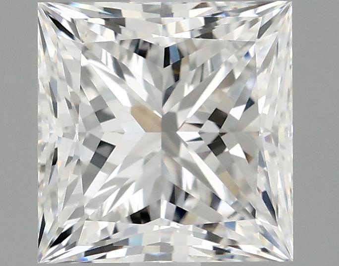2.07 Carat Princess Shaped Ideal Cut VVS2 IGI Certified Lab Grown Diamond