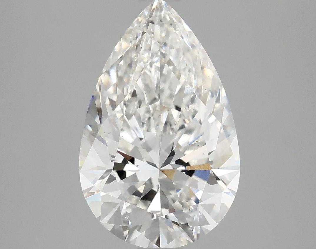 3.09 Carat Pear Shaped Ideal Cut VS2 IGI Certified Lab Grown Diamond