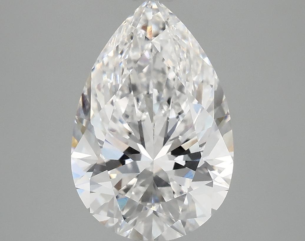 3.04 Carat Pear Shaped Excellent Cut VVS2 IGI Certified Lab Grown Diamond