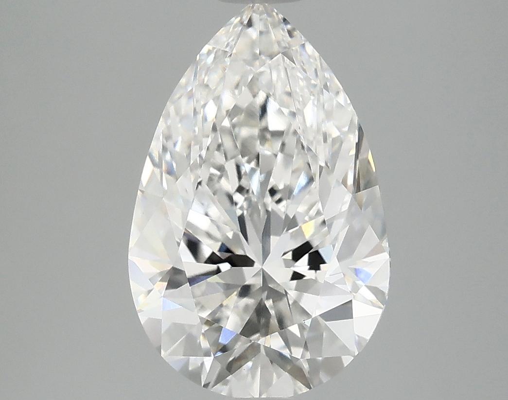 3.03 Carat Pear Shaped Excellent Cut VVS2 IGI Certified Lab Grown Diamond