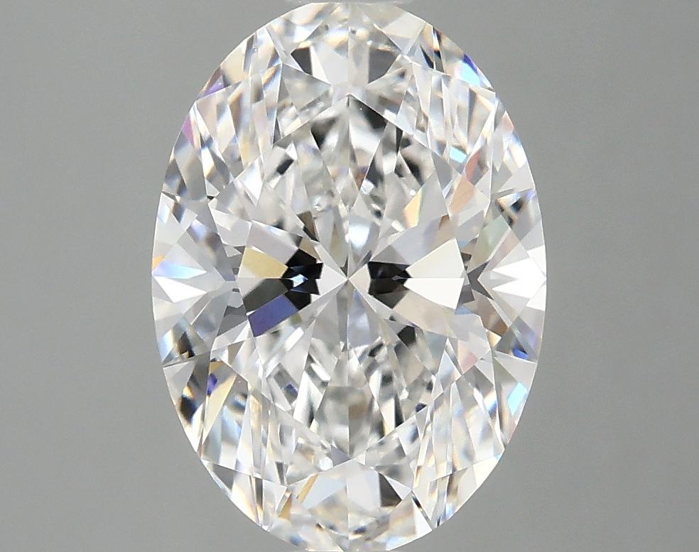3.04 Carat Oval Shaped Ideal Cut VVS2 IGI Certified Lab Grown Diamond