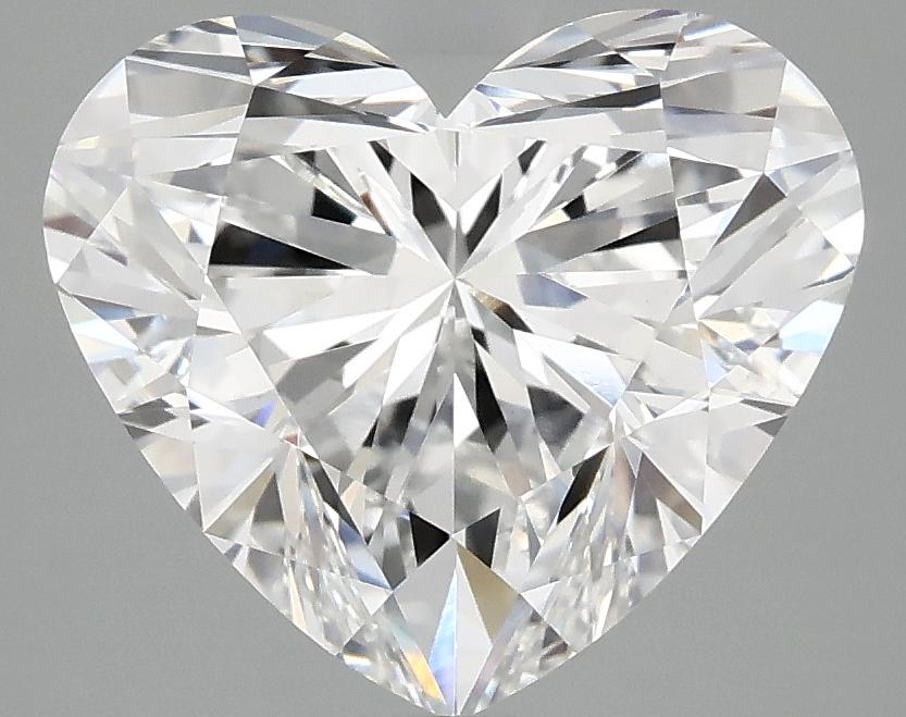 4.09 Carat Heart Shaped Ideal Cut VVS2 IGI Certified Lab Grown Diamond