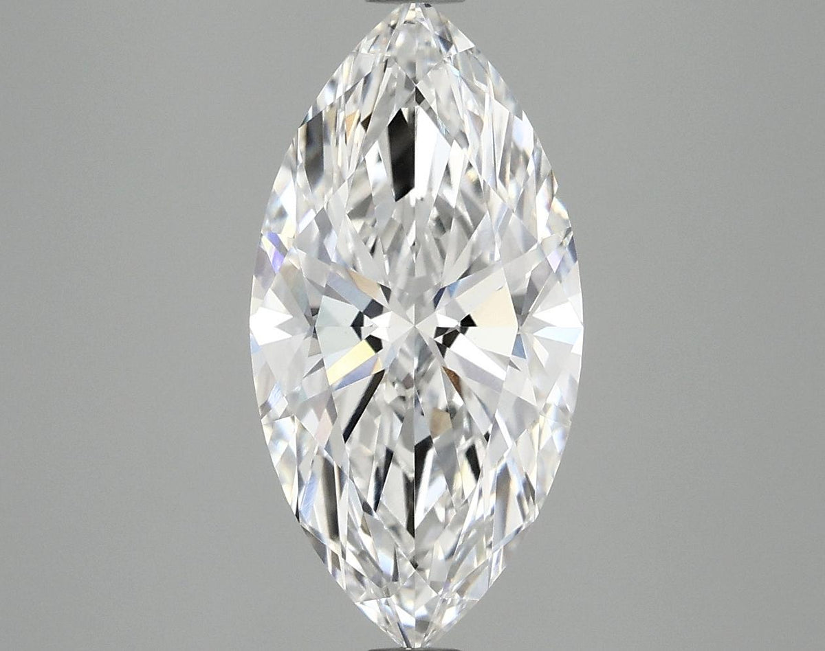 3.1 Carat Marquise Shaped Ideal Cut VVS2 IGI Certified Lab Grown Diamond
