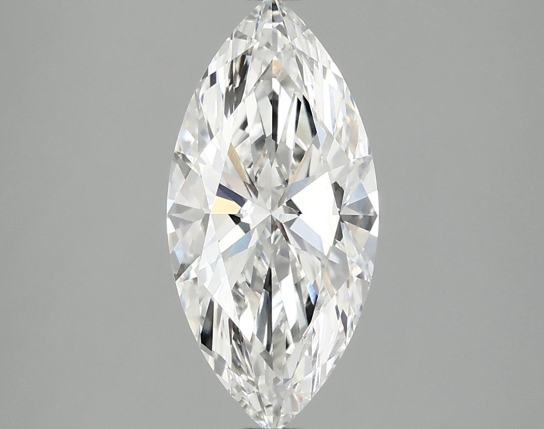 2.01 Carat Marquise Shaped Excellent Cut VVS2 IGI Certified Lab Grown Diamond