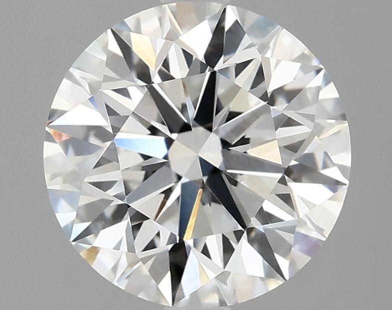 3.09 Carat Round Shaped Excellent Cut VVS2 IGI Certified Lab Grown Diamond