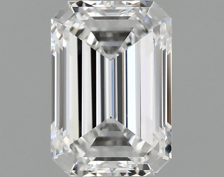 0.98 Carat Emerald Shaped Ideal Cut VVS2 IGI Certified Lab Grown Diamond