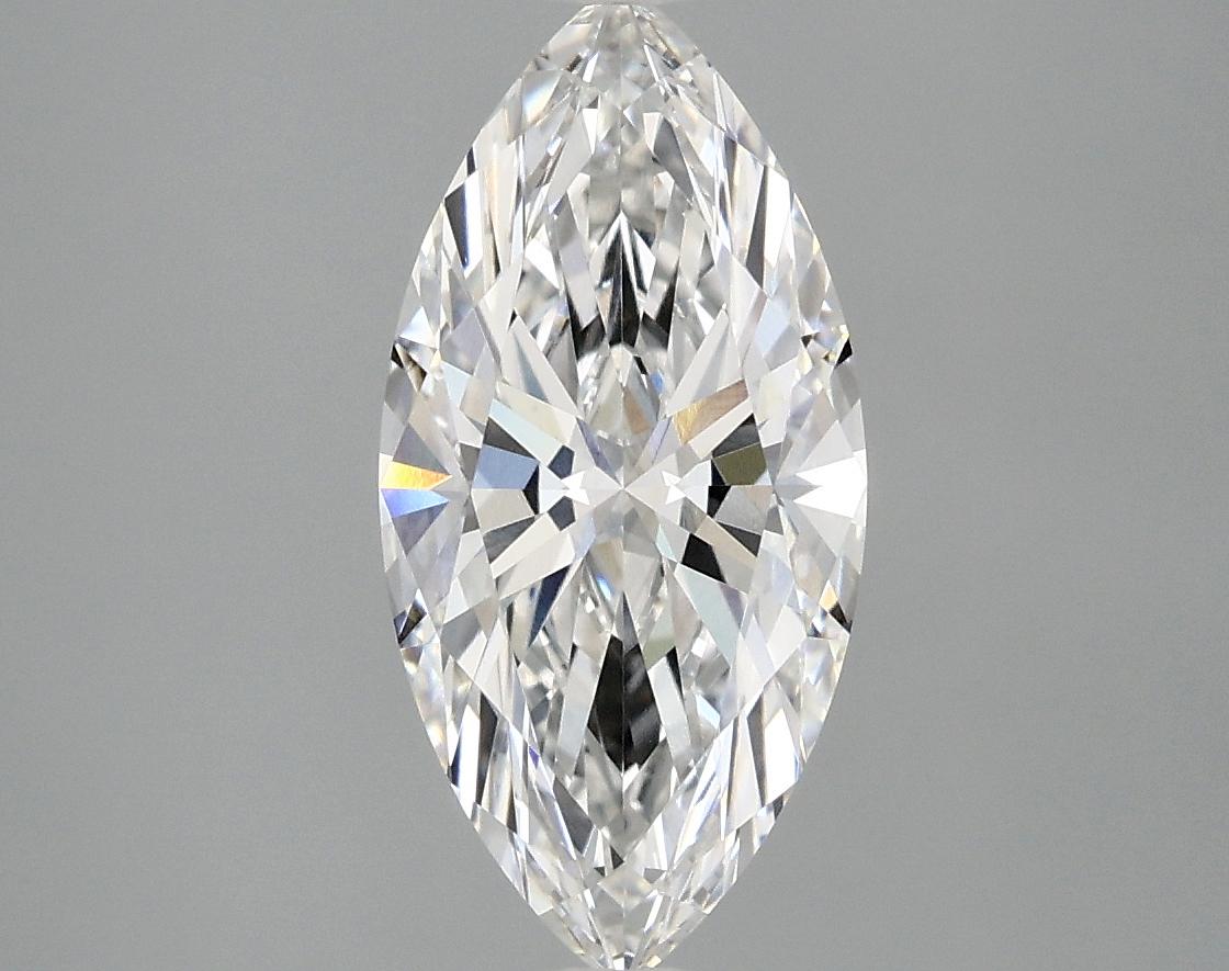 2.03 Carat Marquise Shaped Excellent Cut VVS2 IGI Certified Lab Grown Diamond