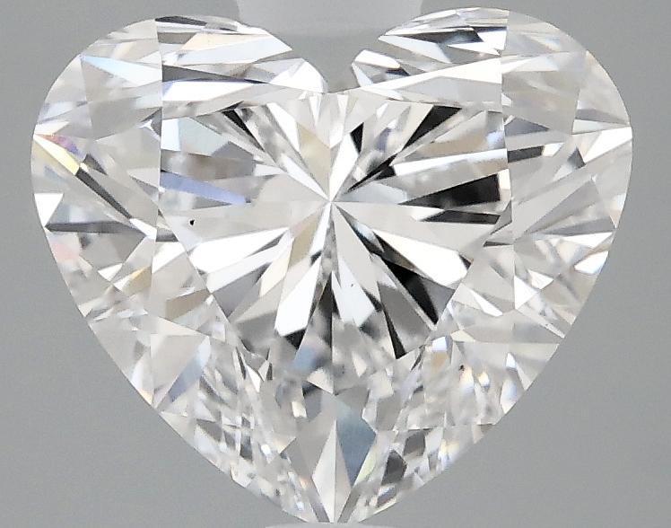 2.98 Carat Heart Shaped Ideal Cut VS1 IGI Certified Lab Grown Diamond