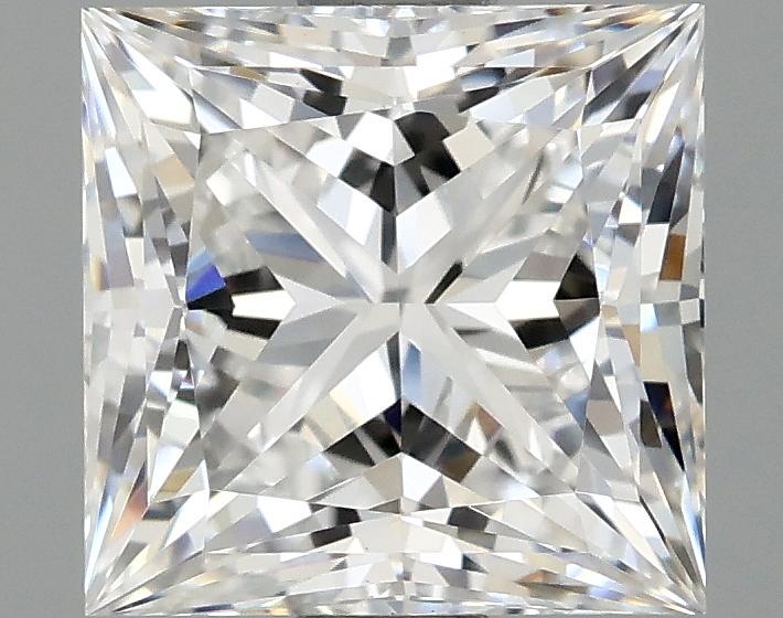 1.42 Carat Princess Shaped Ideal Cut VVS2 IGI Certified Lab Grown Diamond