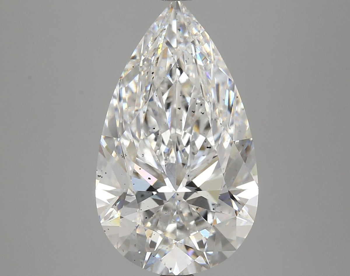 5.06 Carat Pear Shaped Ideal Cut SI1 IGI Certified Lab Grown Diamond