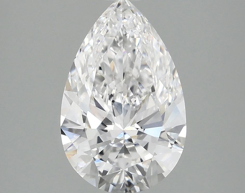 2.02 Carat Pear Shaped Ideal Cut VVS2 IGI Certified Lab Grown Diamond