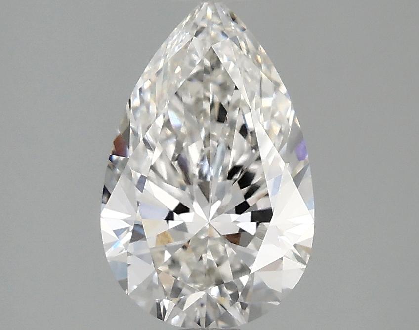 1.53 Carat Pear Shaped Ideal Cut VVS2 IGI Certified Lab Grown Diamond