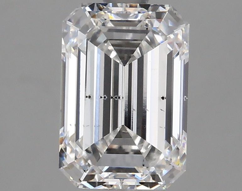2.16 Carat Emerald Shaped Ideal Cut SI1 IGI Certified Lab Grown Diamond