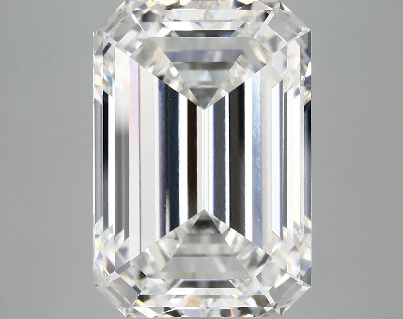 10.1 Carat Emerald Shaped Ideal Cut VVS2 IGI Certified Lab Grown Diamond
