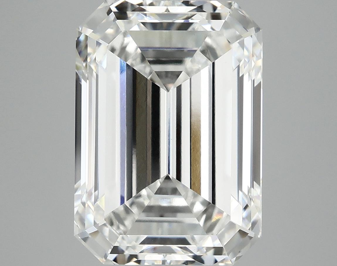 7.57 Carat Emerald Shaped Ideal Cut VVS2 IGI Certified Lab Grown Diamond