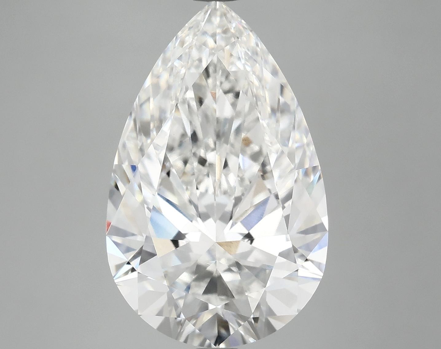 7.03 Carat Pear Shaped Ideal Cut VVS2 IGI Certified Lab Grown Diamond