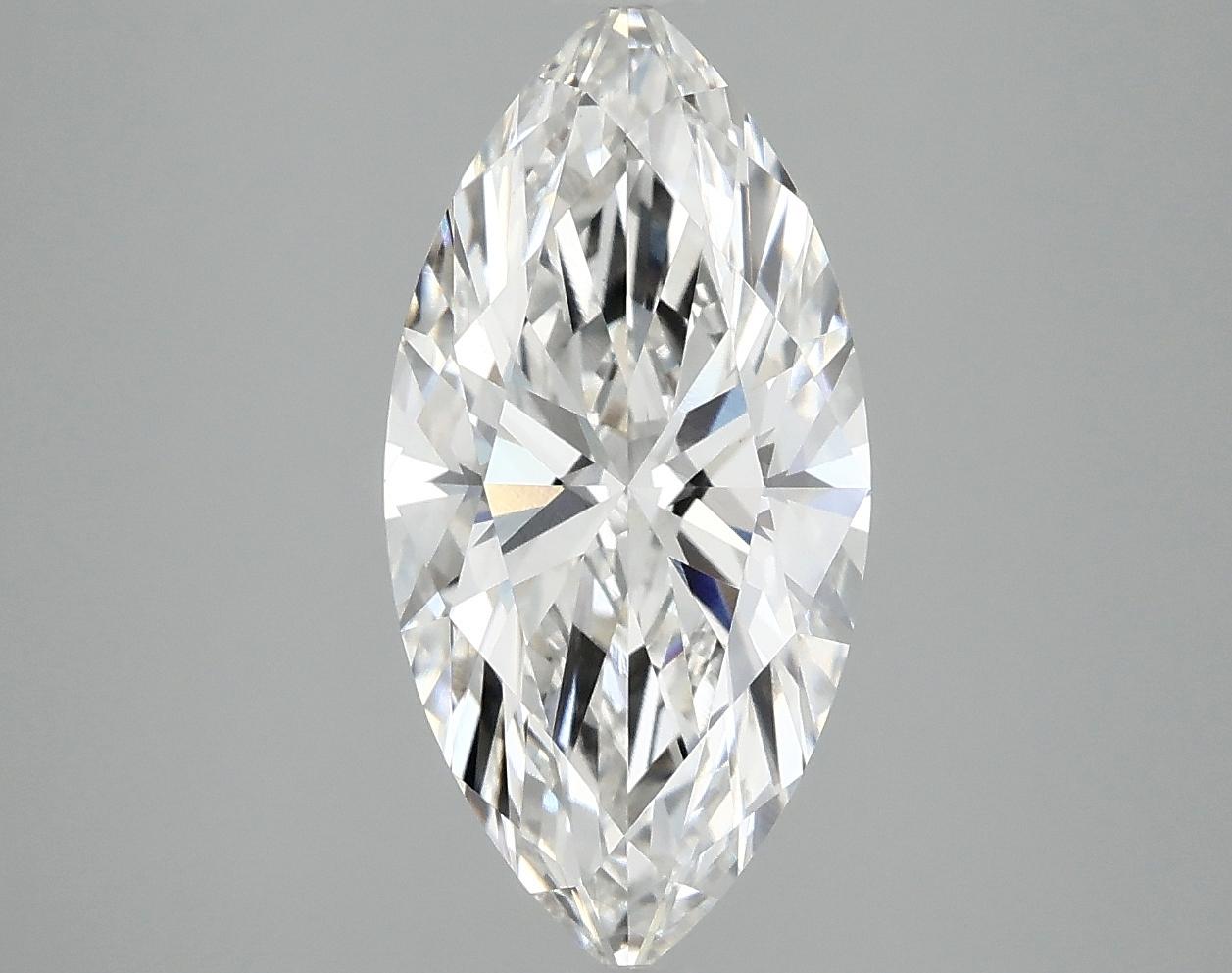 3.01 Carat Marquise Shaped Ideal Cut VVS2 IGI Certified Lab Grown Diamond