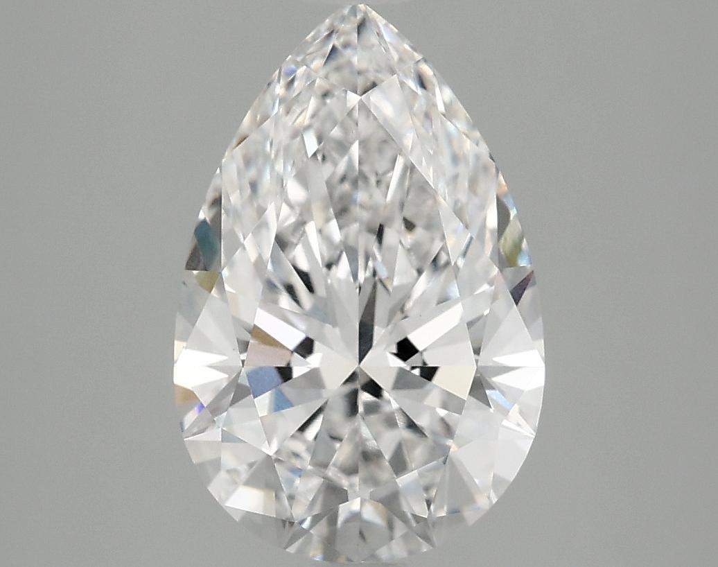 2.5 Carat Pear Shaped Excellent Cut VVS2 IGI Certified Lab Grown Diamond