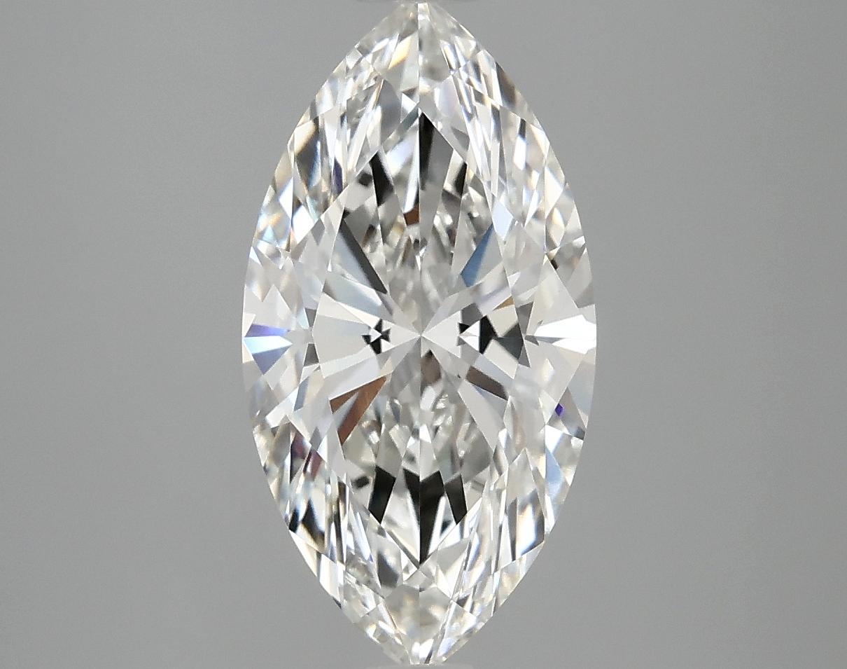 3.09 Carat Marquise Shaped Ideal Cut VVS2 IGI Certified Lab Grown Diamond