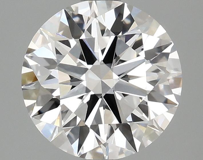 2.07 Carat Round Shaped Ideal Cut VVS2 IGI Certified Lab Grown Diamond