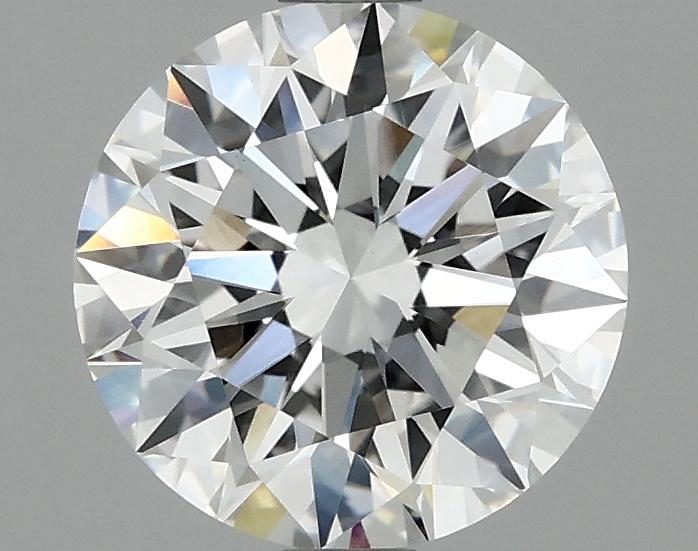 2.01 Carat Round Shaped Ideal Cut VVS2 IGI Certified Lab Grown Diamond