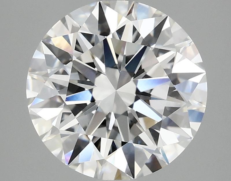 3.08 Carat Round Shaped Excellent Cut VVS2 IGI Certified Lab Grown Diamond