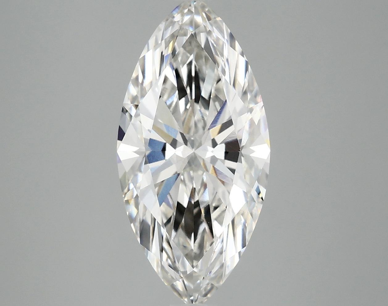 2.87 Carat Marquise Shaped Excellent Cut VS1 IGI Certified Lab Grown Diamond