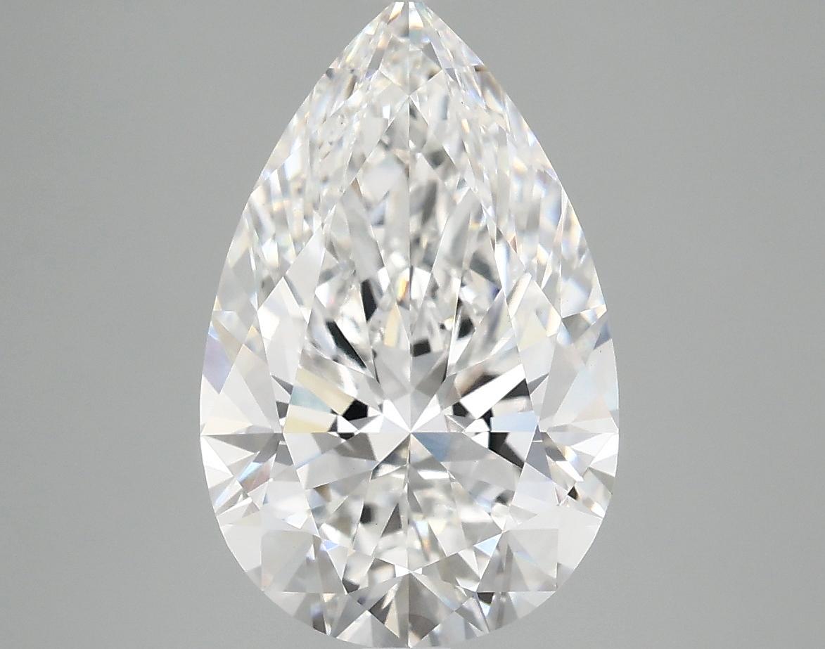 4.05 Carat Pear Shaped Ideal Cut VVS2 IGI Certified Lab Grown Diamond