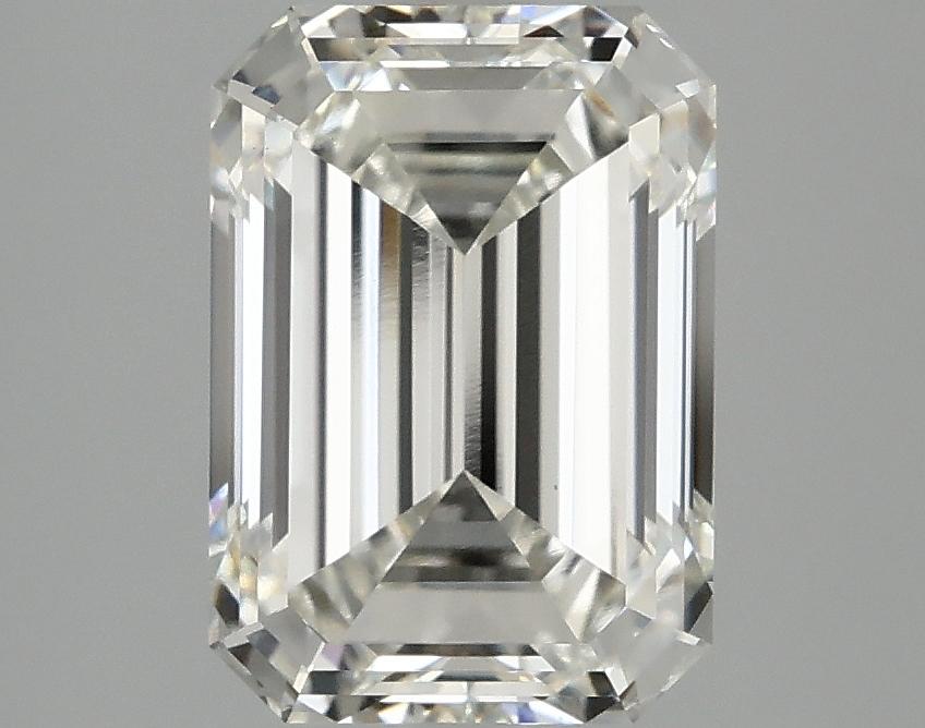 3.03 Carat Emerald Shaped Ideal Cut VVS2 IGI Certified Lab Grown Diamond