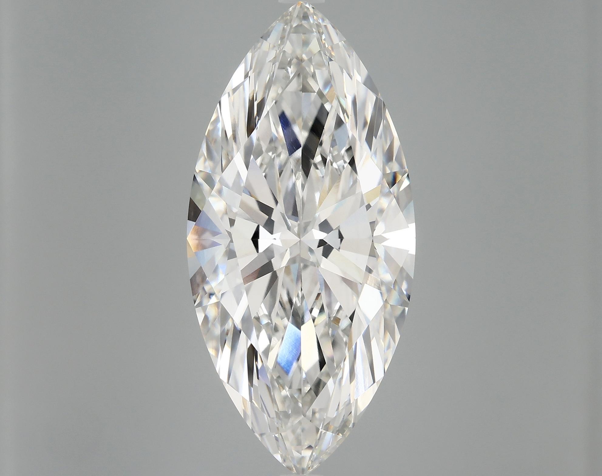10.2 Carat Marquise Shaped Excellent Cut VVS2 IGI Certified Lab Grown Diamond