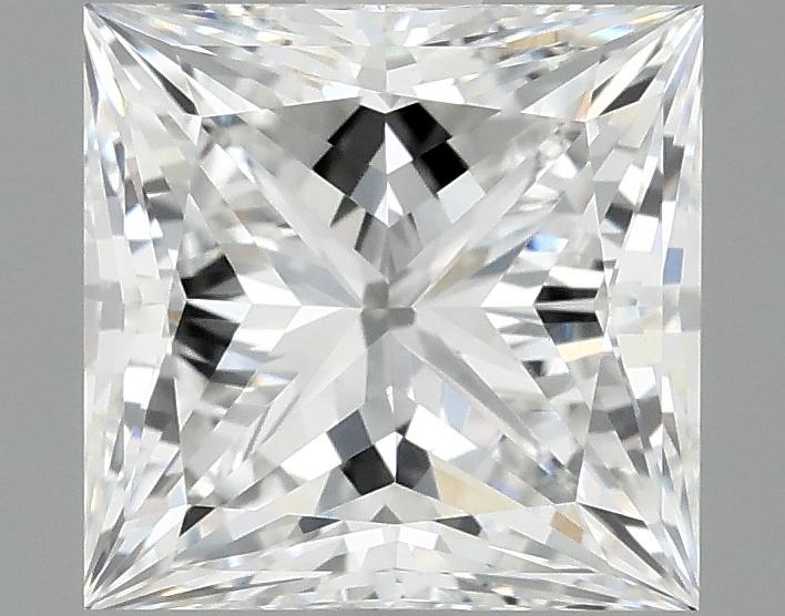 1.85 Carat Princess Shaped Ideal Cut VVS2 IGI Certified Lab Grown Diamond