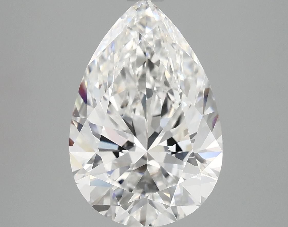 3.8 Carat Pear Shaped Excellent Cut VS1 IGI Certified Lab Grown Diamond