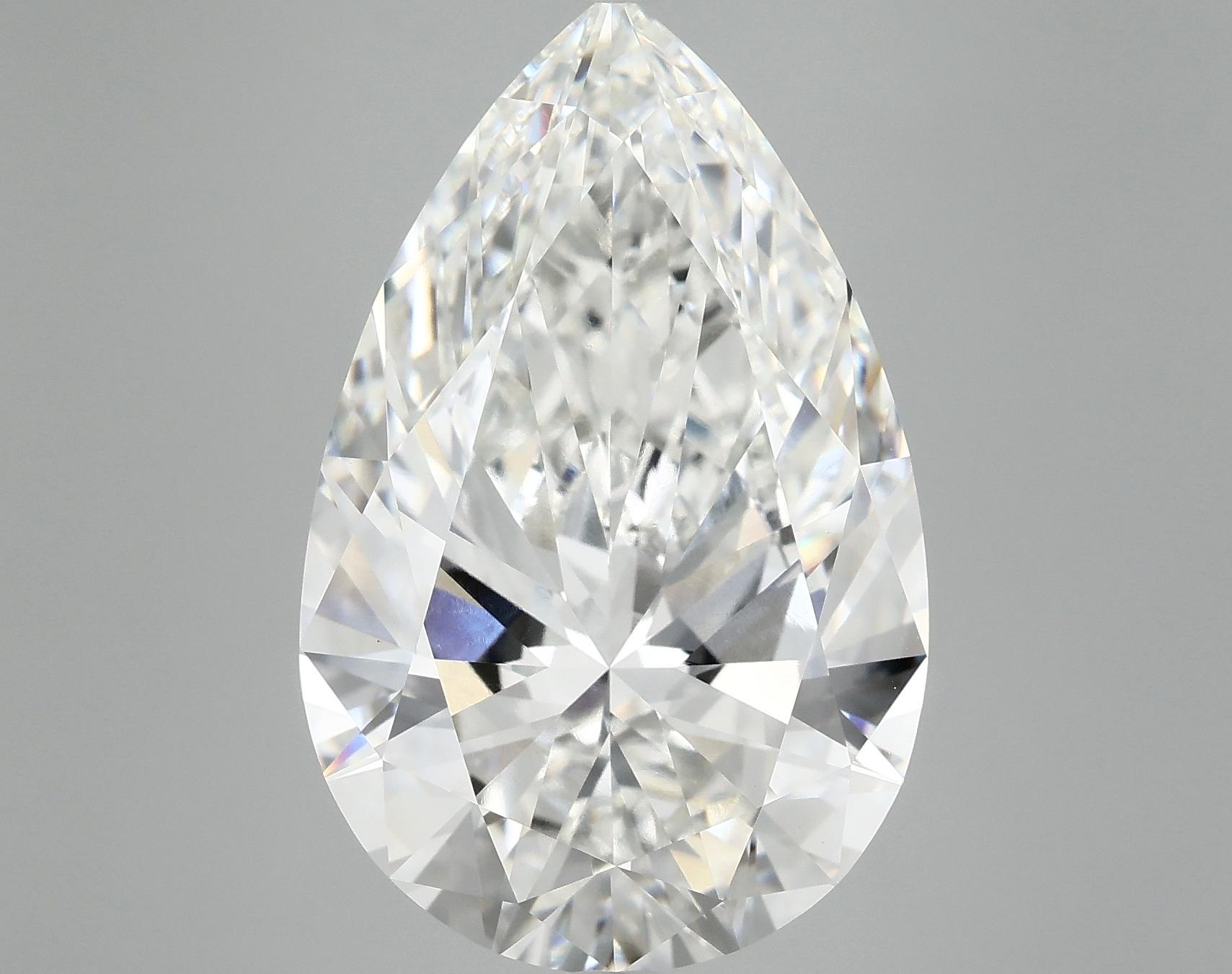 11.6 Carat Pear Shaped Ideal Cut VVS2 IGI Certified Lab Grown Diamond