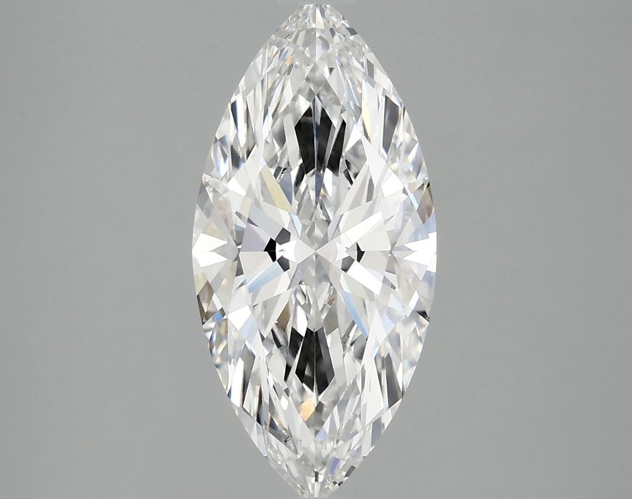 2.39 Carat Marquise Shaped Excellent Cut VS1 IGI Certified Lab Grown Diamond