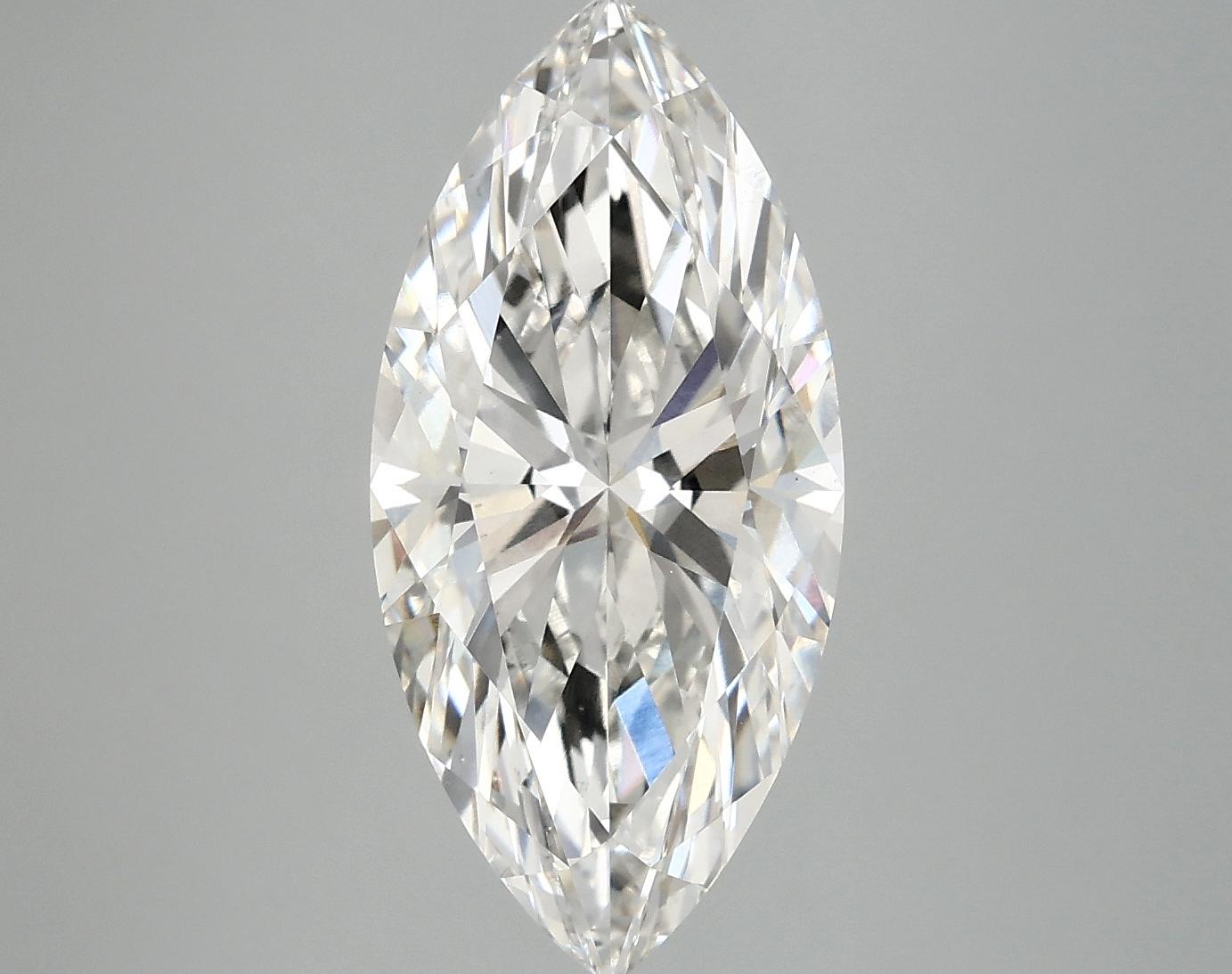 3.95 Carat Marquise Shaped Excellent Cut VS1 IGI Certified Lab Grown Diamond