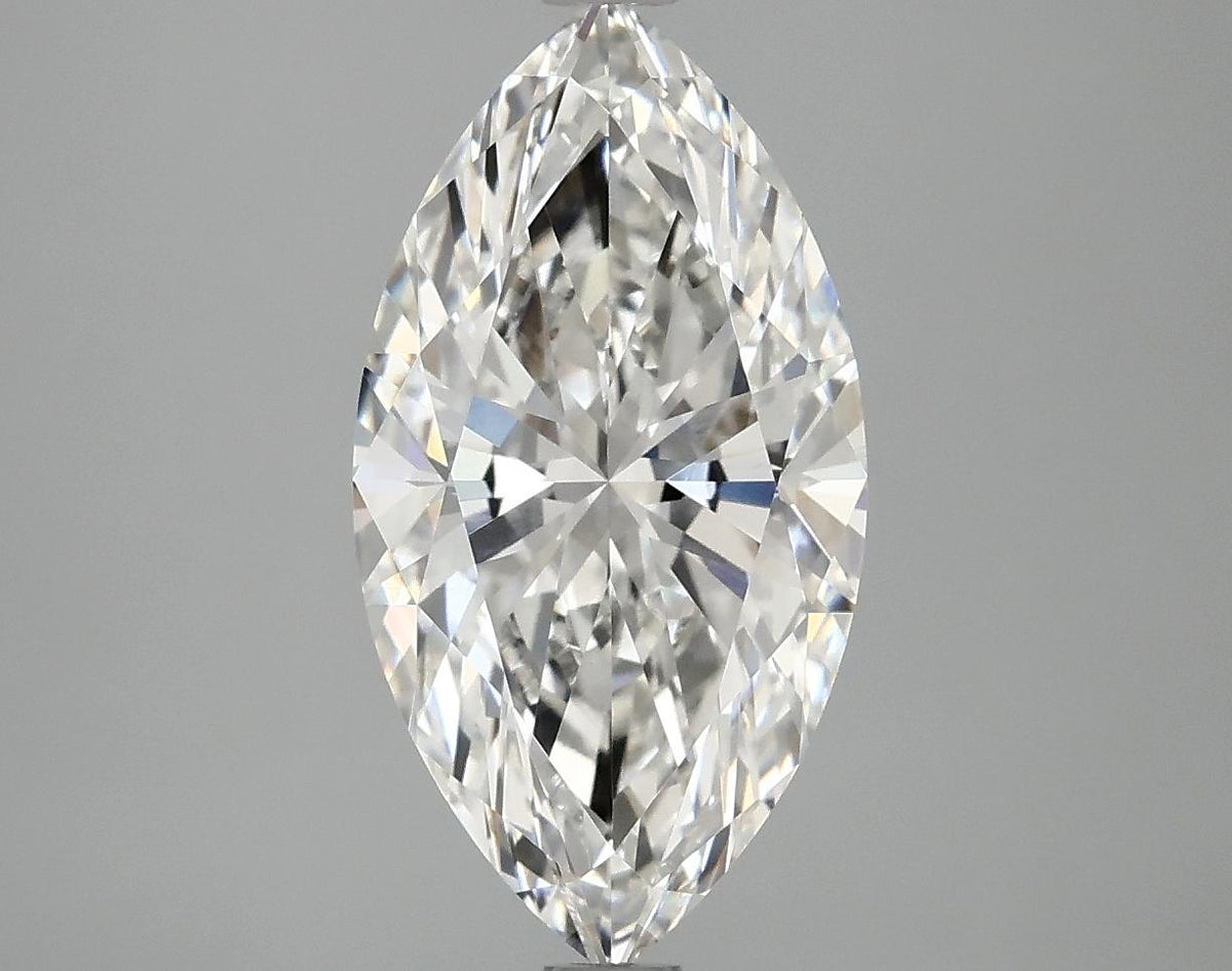 3.08 Carat Marquise Shaped Excellent Cut VVS2 IGI Certified Lab Grown Diamond