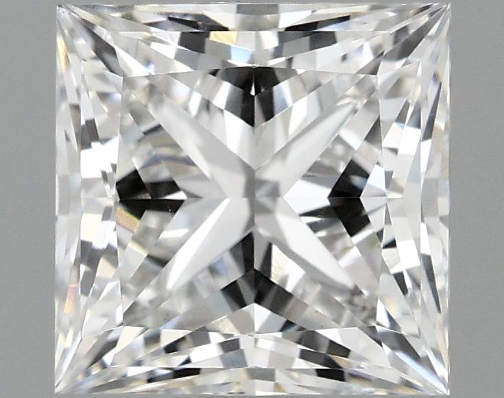 2.05 Carat Princess Shaped Ideal Cut VVS2 IGI Certified Lab Grown Diamond