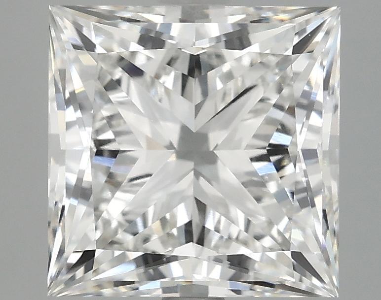 4.07 Carat Princess Shaped Ideal Cut VVS2 IGI Certified Lab Grown Diamond
