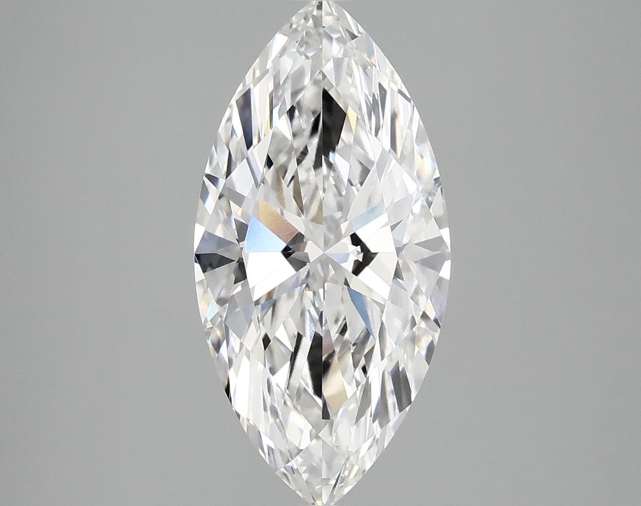3.05 Carat Marquise Shaped Ideal Cut VS1 IGI Certified Lab Grown Diamond