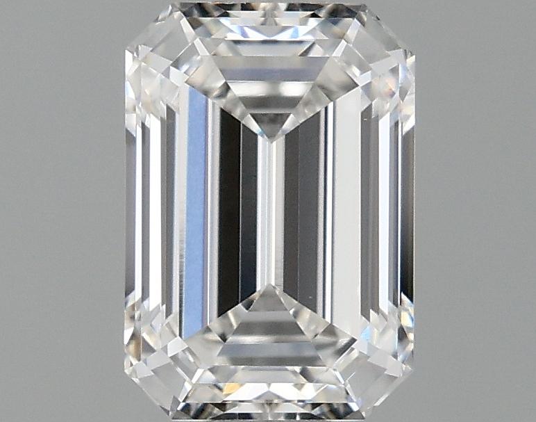 0.97 Carat Emerald Shaped Ideal Cut VVS2 IGI Certified Lab Grown Diamond