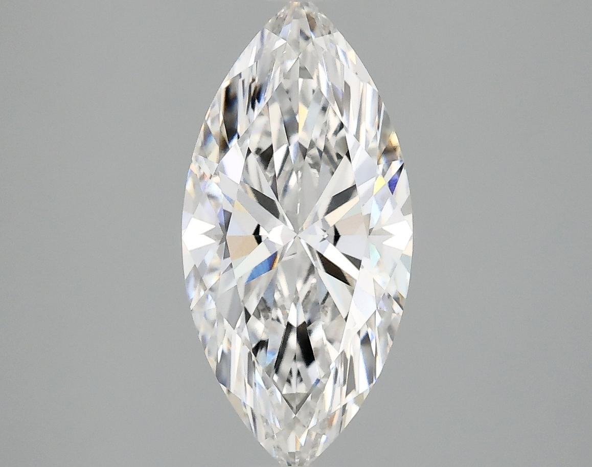 2.05 Carat Marquise Shaped Excellent Cut VVS2 IGI Certified Lab Grown Diamond