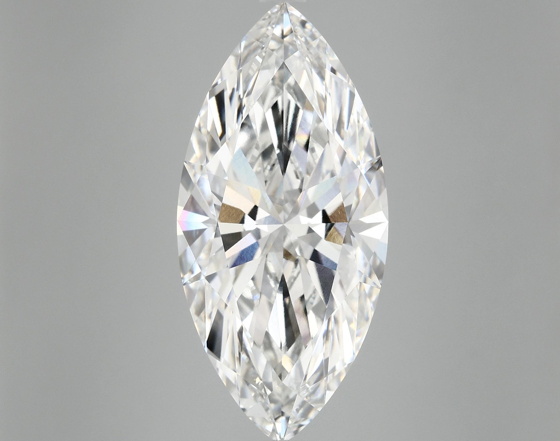 8.26 Carat Marquise Shaped Excellent Cut VVS2 IGI Certified Lab Grown Diamond